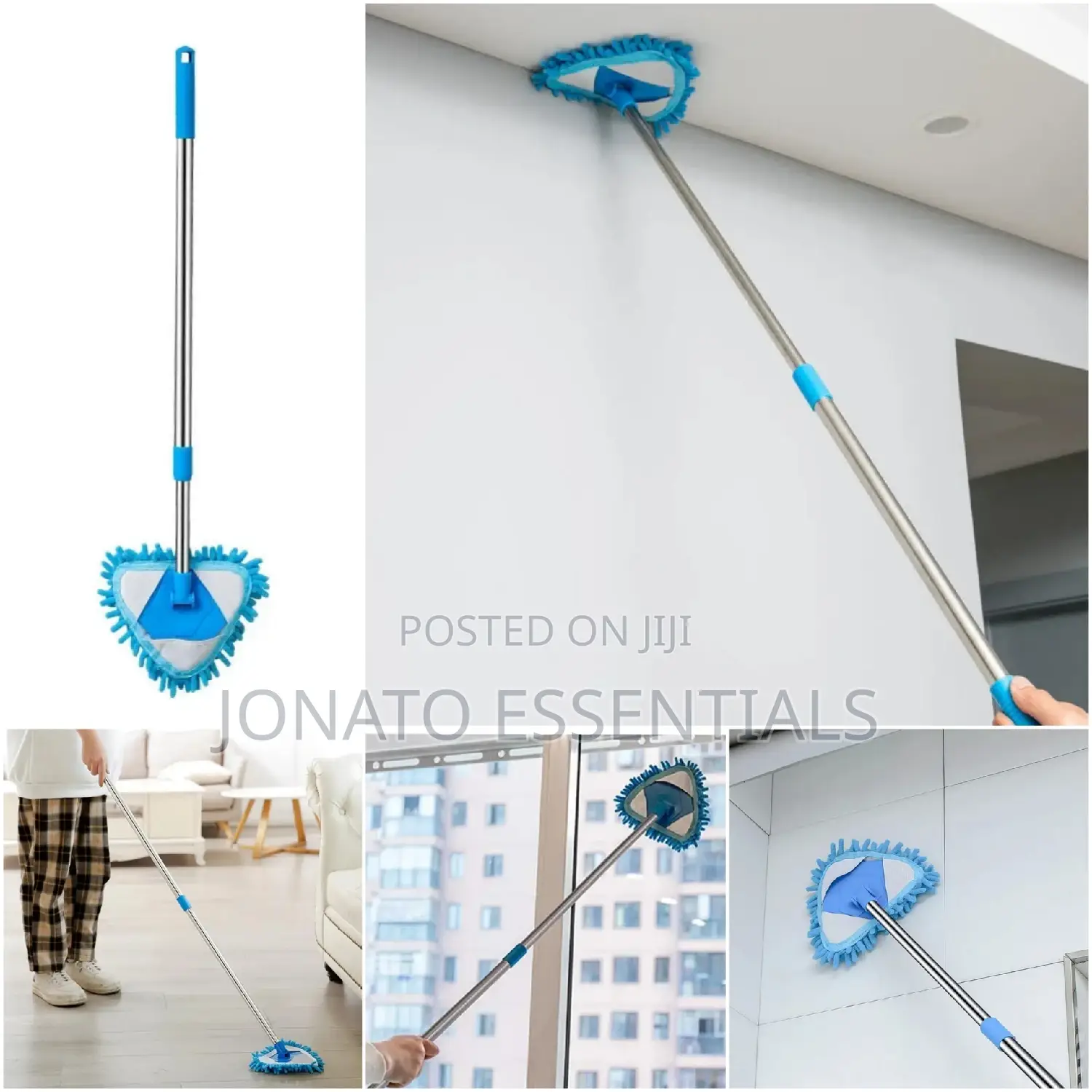 Expandable Triangular Wall Cleaning Mop