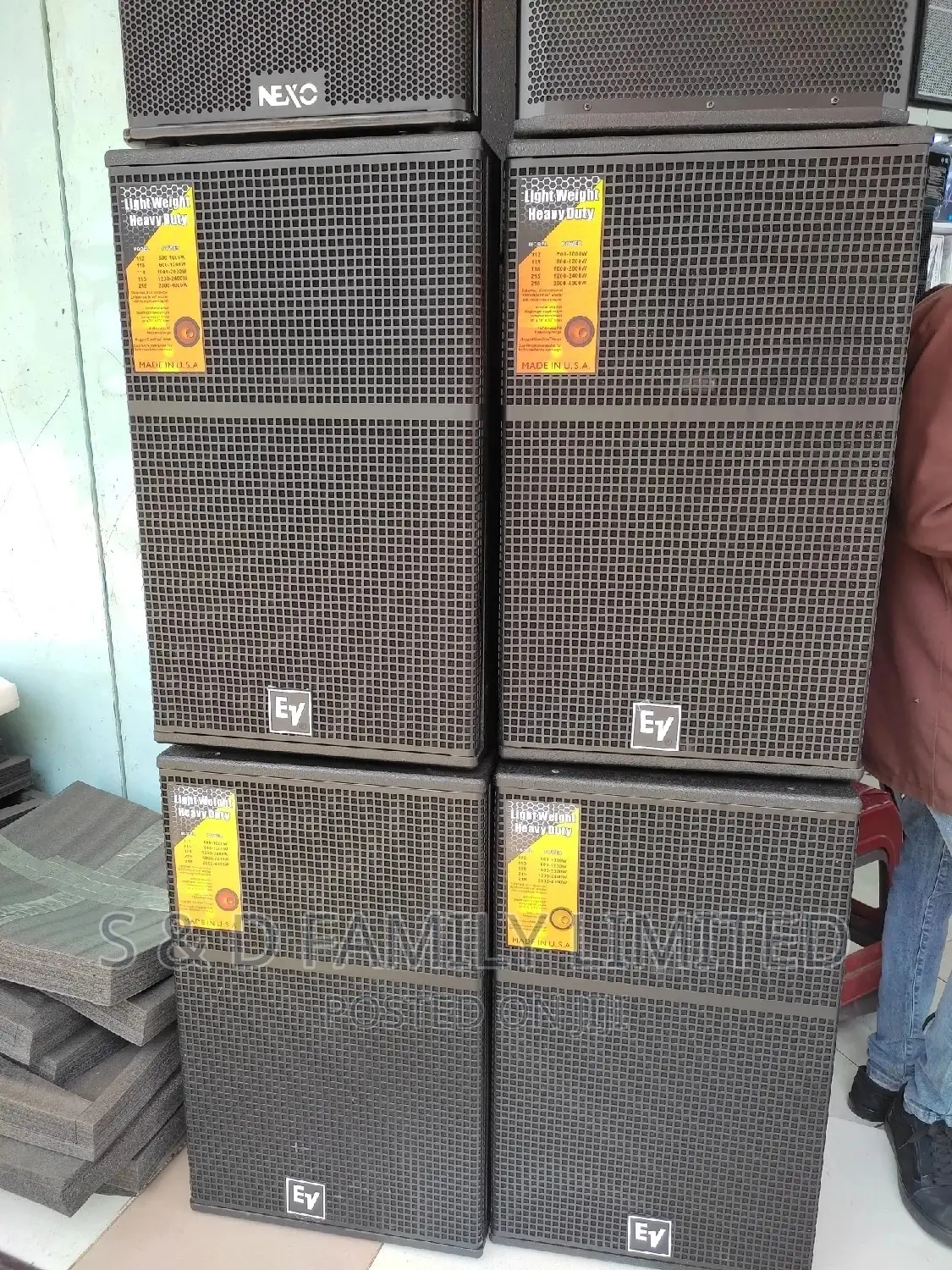 EV 15 Inch Midbass Speaker