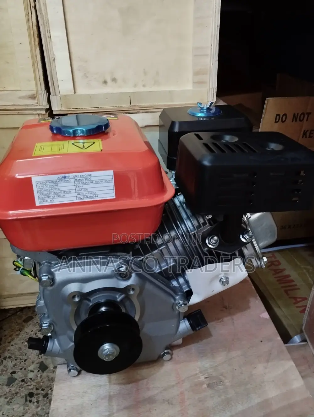 Astramilano AM200 Gasoline Concrete Vibrator With Poker