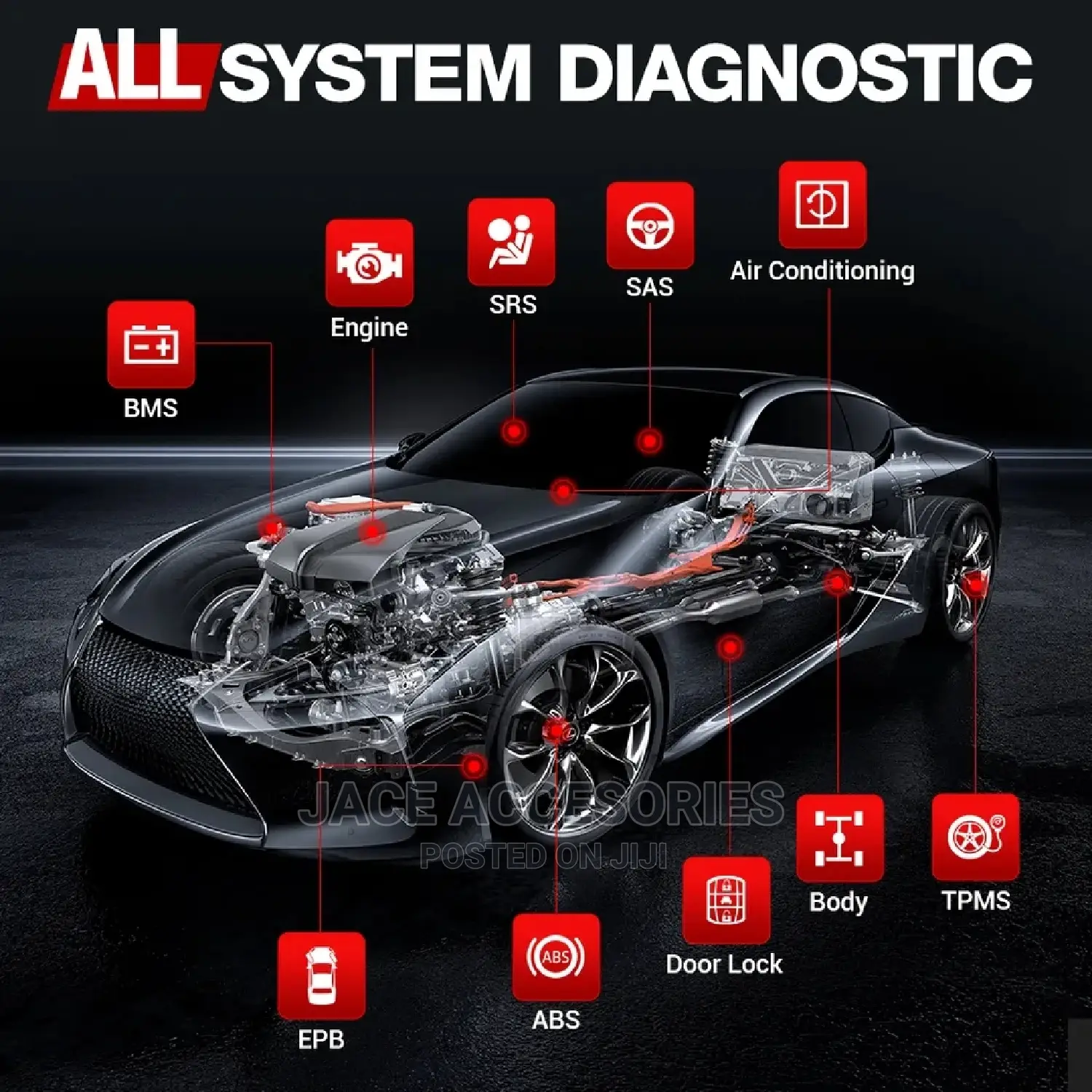 Kingbolen Ediag Mini Abs/SRS/Bms, TPMS