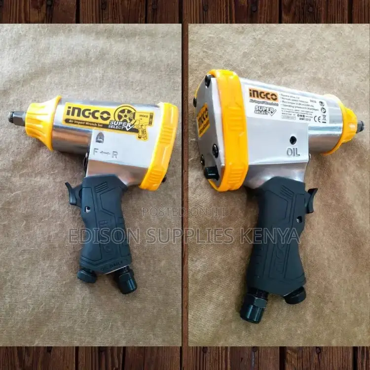 Ingco Air Impact Wrench Set 17pcs 1/2'' Drive 312nm