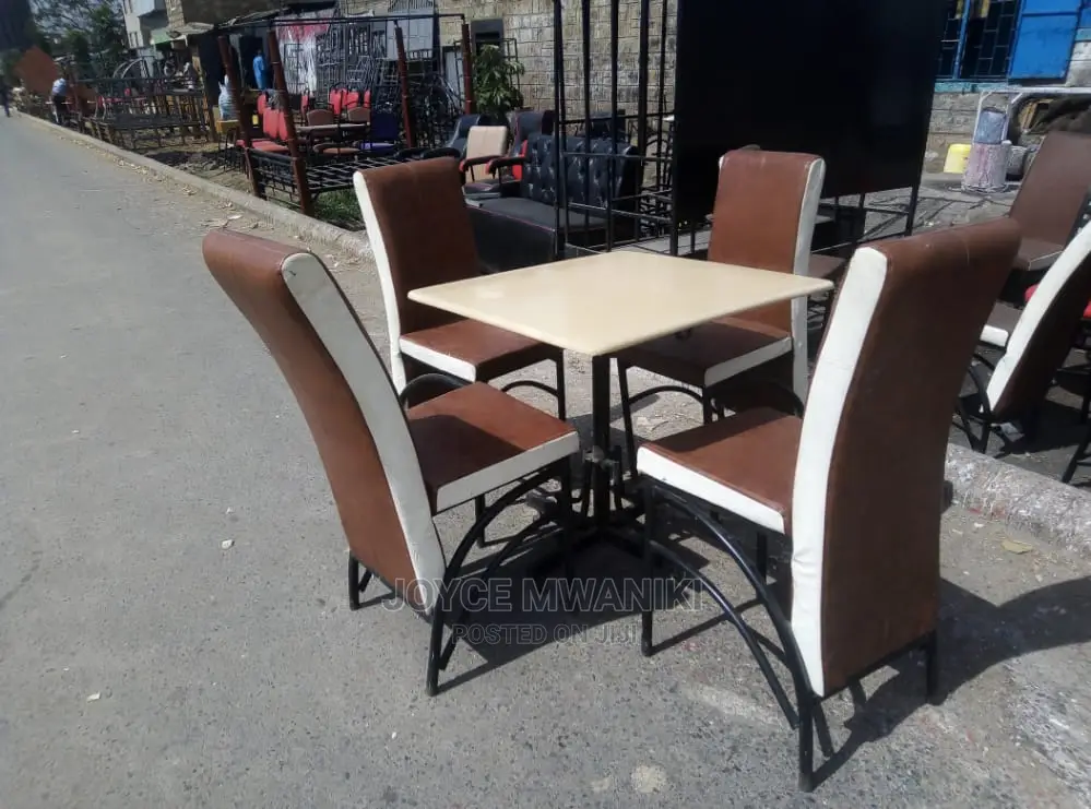 Restaurant Executive Set Brown and Cream White in Colour.