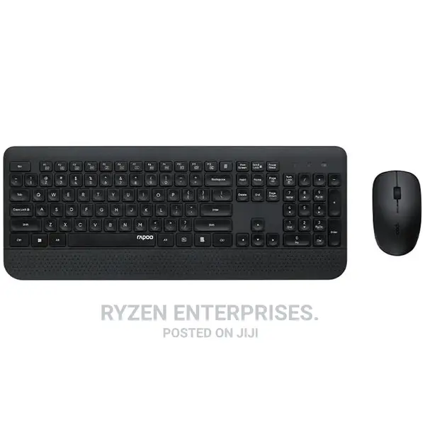 Rapoo Wireless Optical Mouse Keyboard X3500 - Black