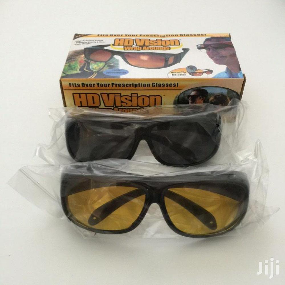 2in1 Night Vision Driving Anti Glare HD Vision Sunglasses