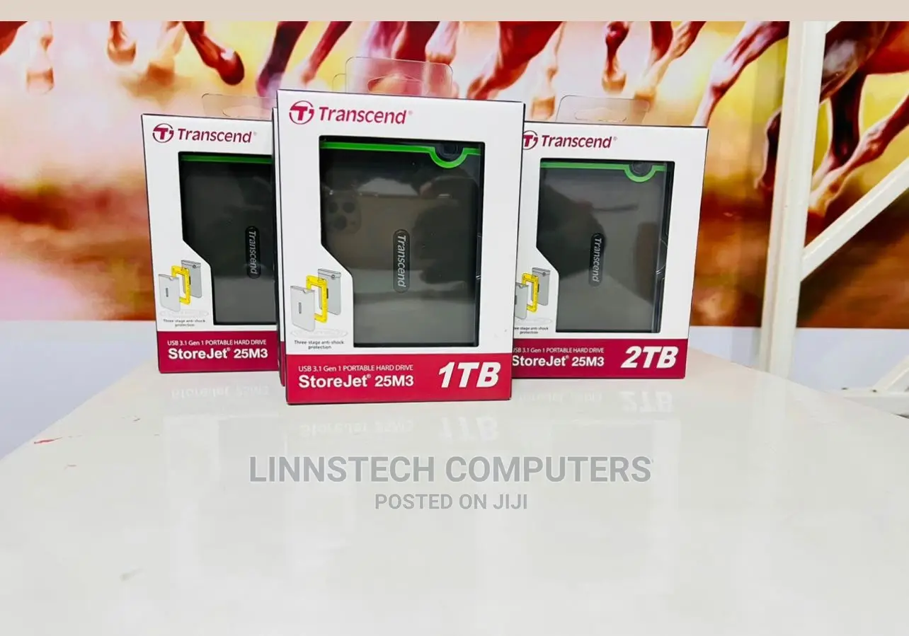 1 Tb Transcend External Hard Drive