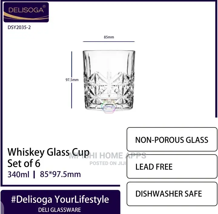 Whiskey Glass Set 340ml