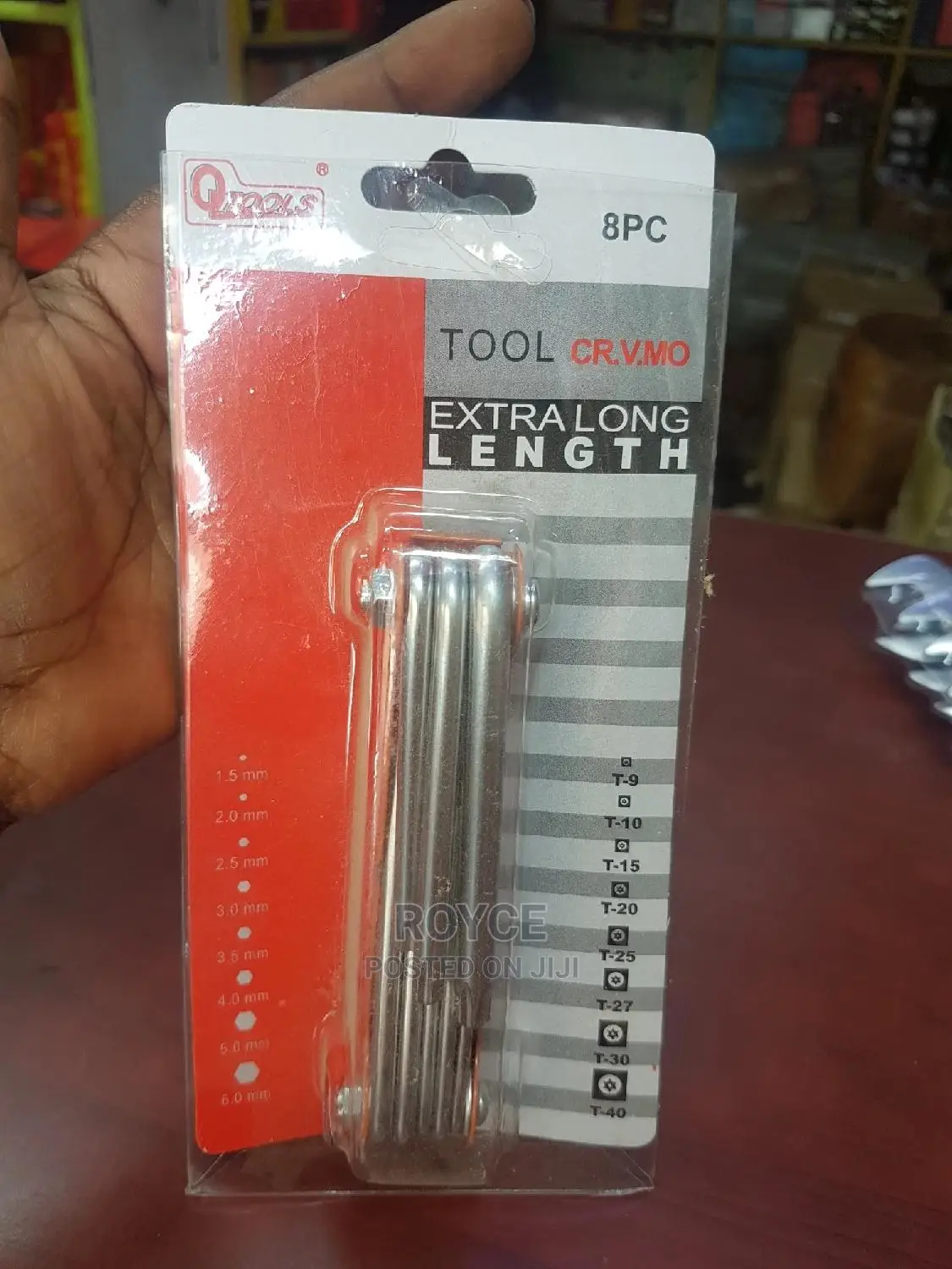8pc Folding Tox Key Set