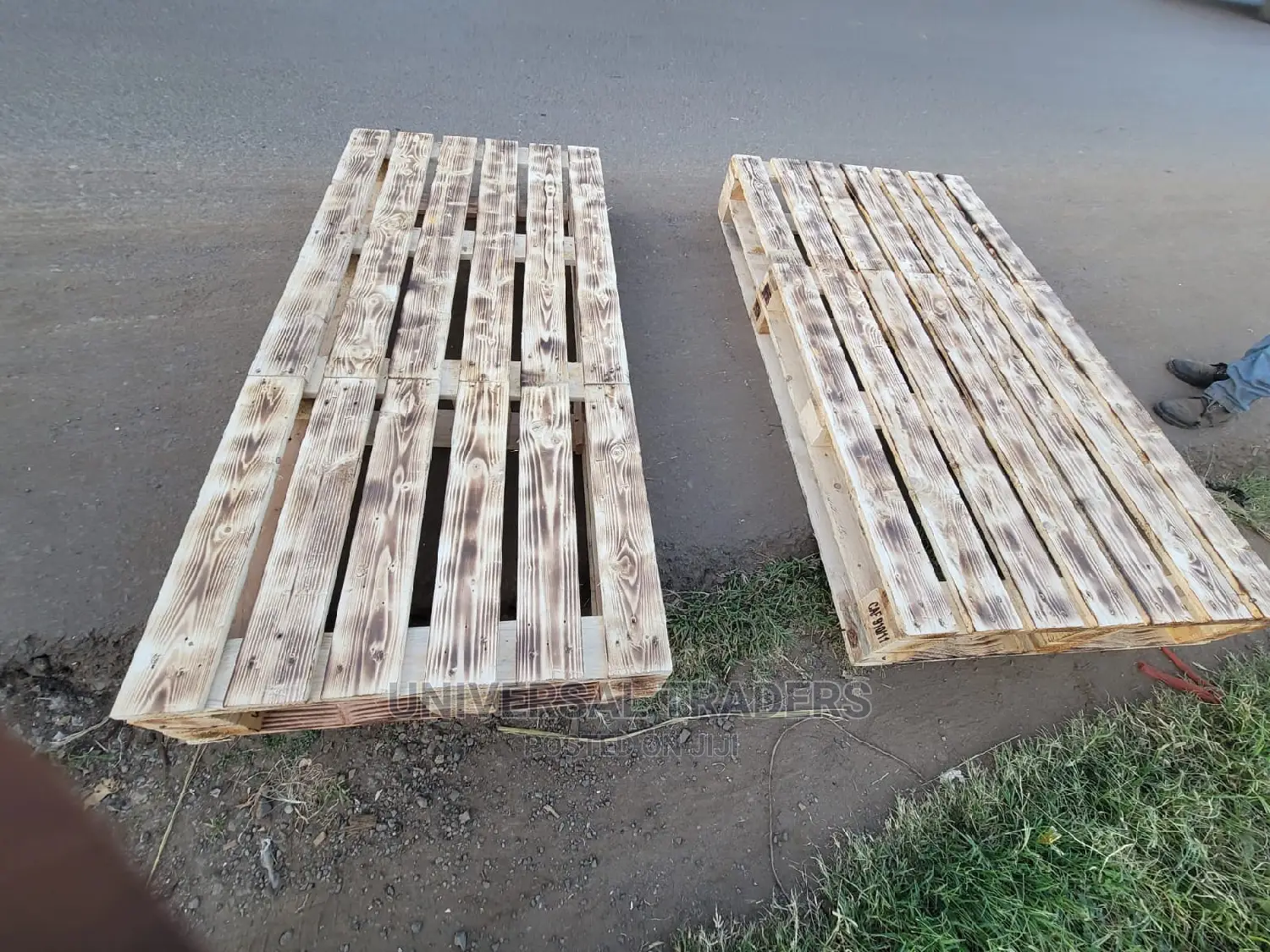 6 by 6 Ft Bed - Wooden Pallet Bed - 6*6 King Size Wooden Bed