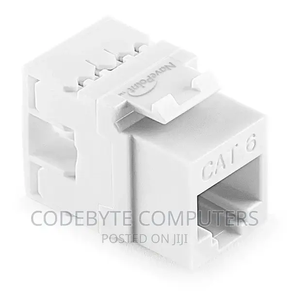 Vention Cat.6 Utp 180 Degree Keystone Jack White