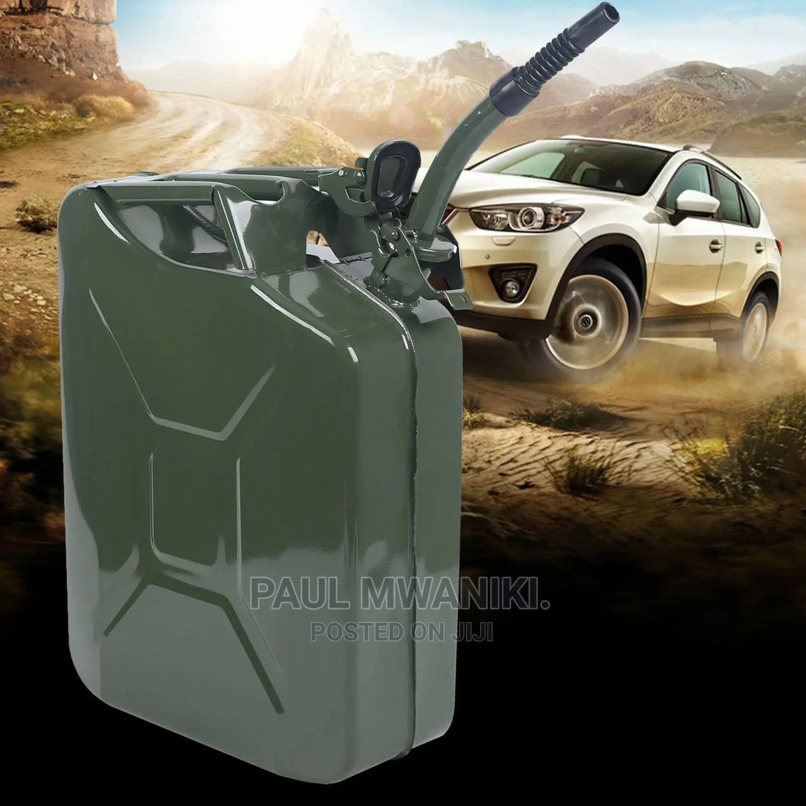 5 Gallon 20 Litre Fuel Gas Storage Tank Can.