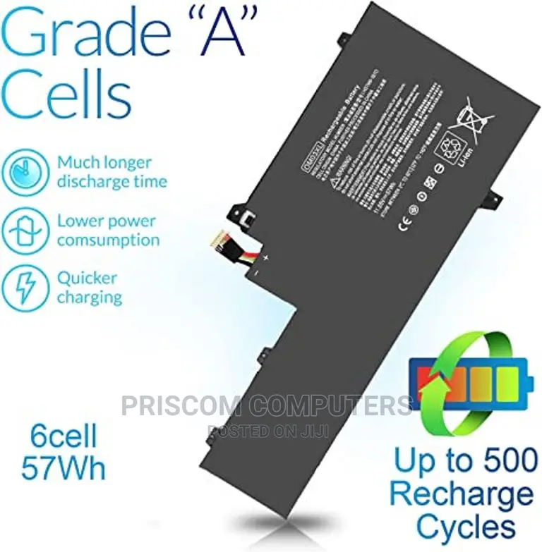 Laptop Battery for HP Elitebook X360 1030 G2 OM03XL Series