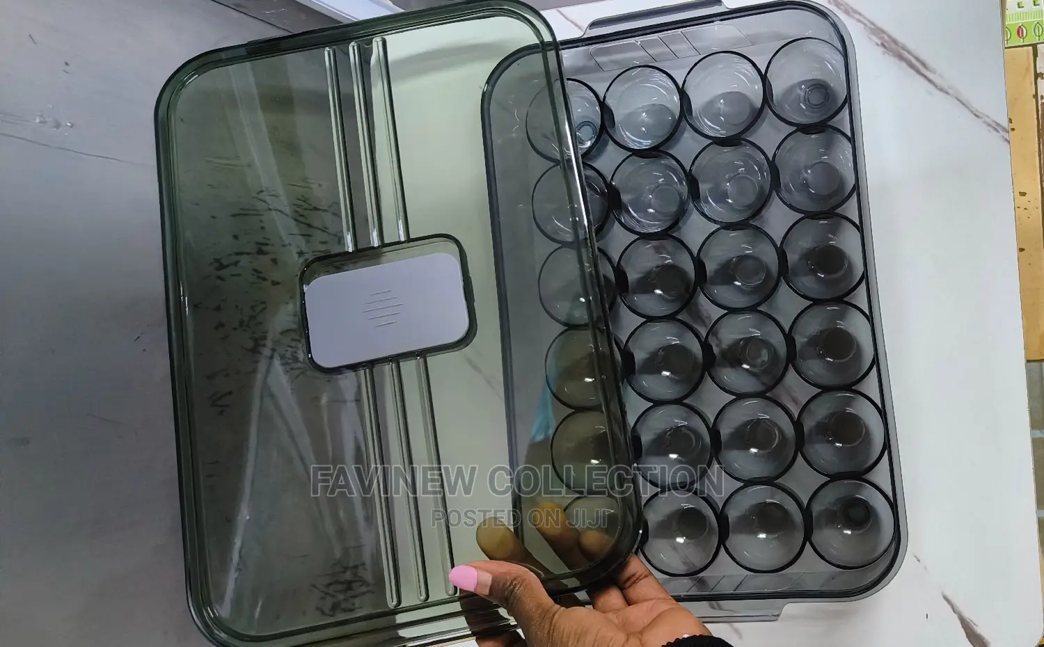 24pc Acrylic Egg Storage Container
