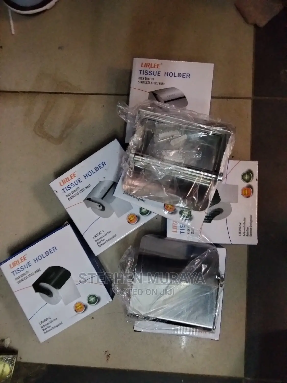 Tissue Holder (Lirlee) Metal