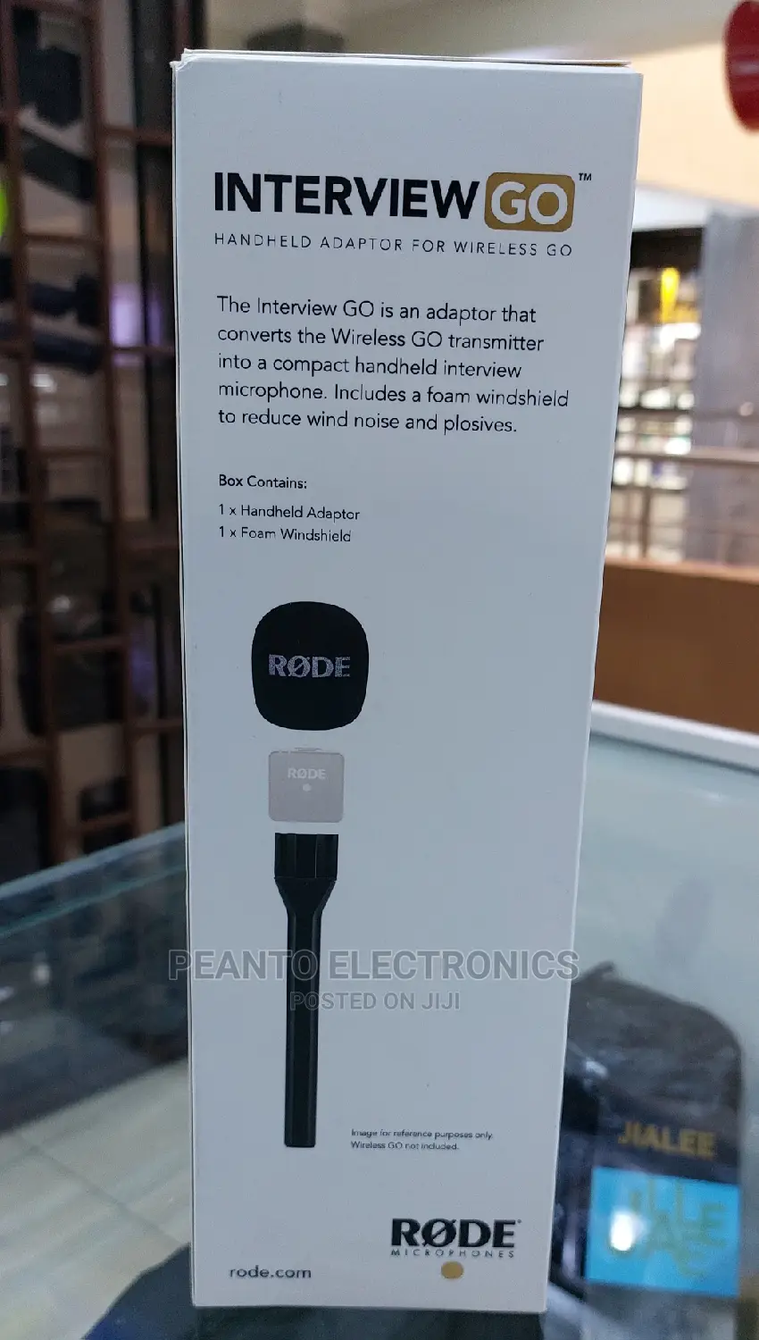 Rode Interview Go Handheld Mic Adapter For The Wireless Go