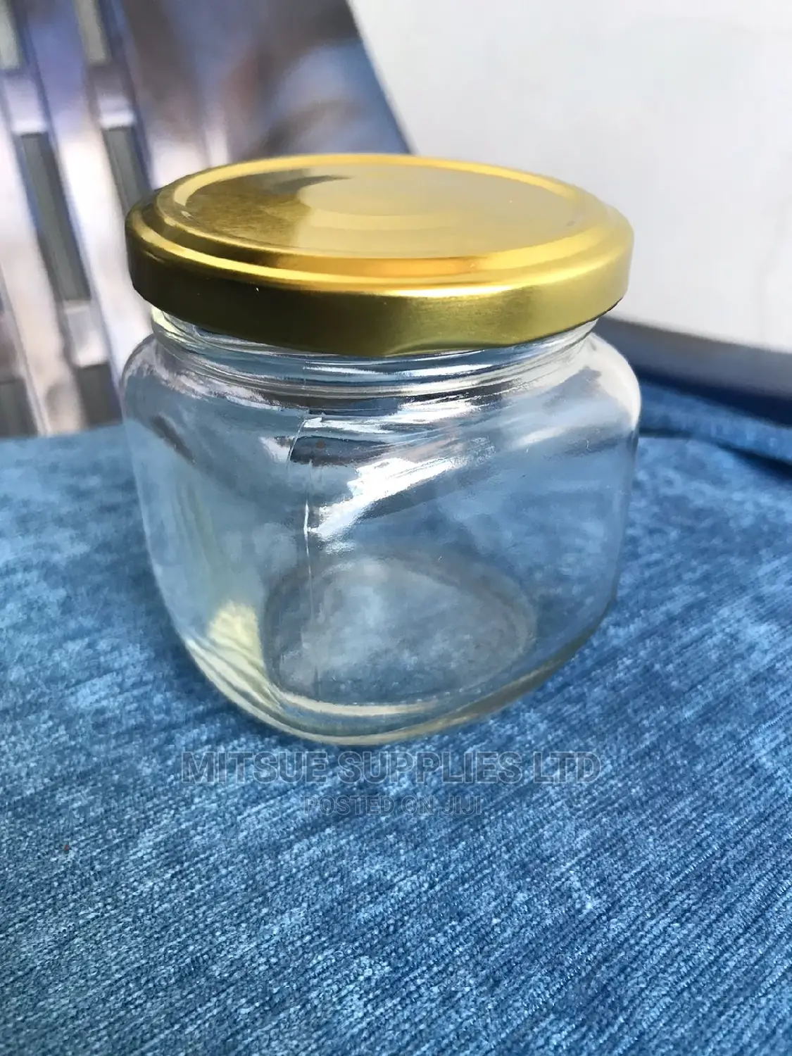 A Set of 15 Glass Jars With Airtight Metal Lids- 207ml