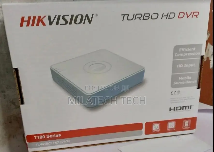 New 4 Channel DVR Machine Hikvision 4 Channel DVR Machine +1