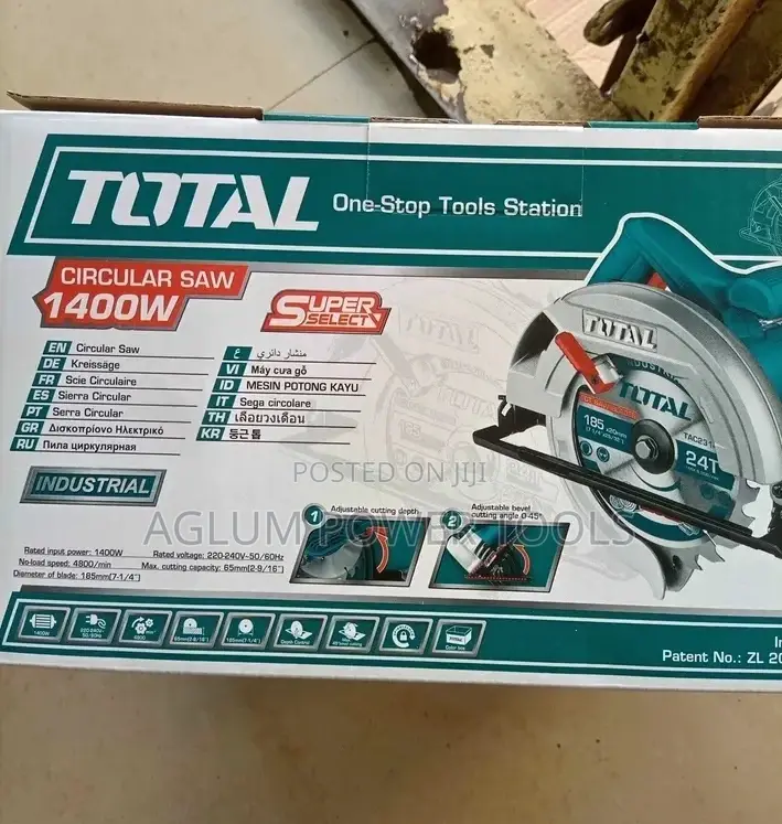 Total Circular Saw 1400W (7 Inch)