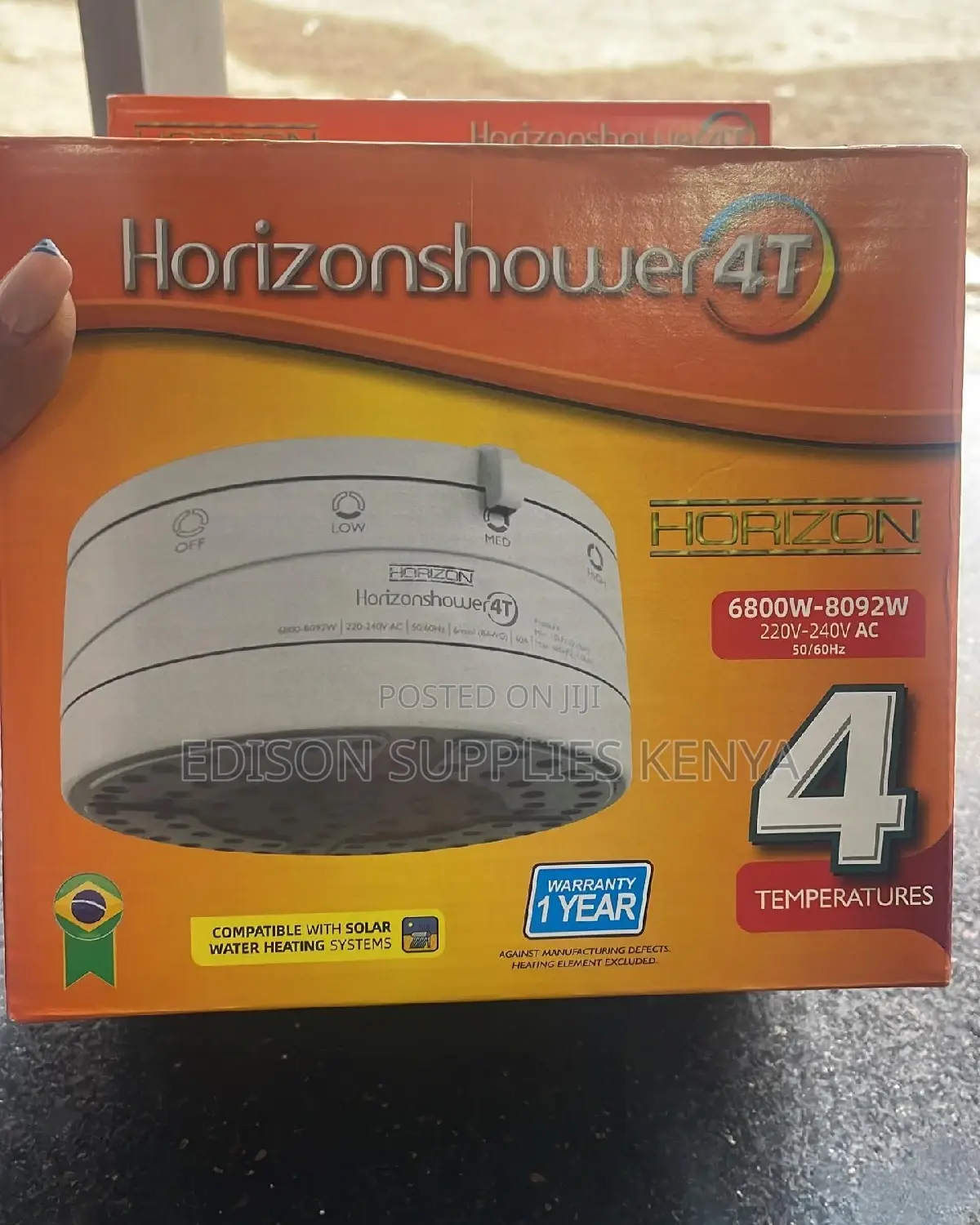 New Horizon 4T Instant Shower Water Heater