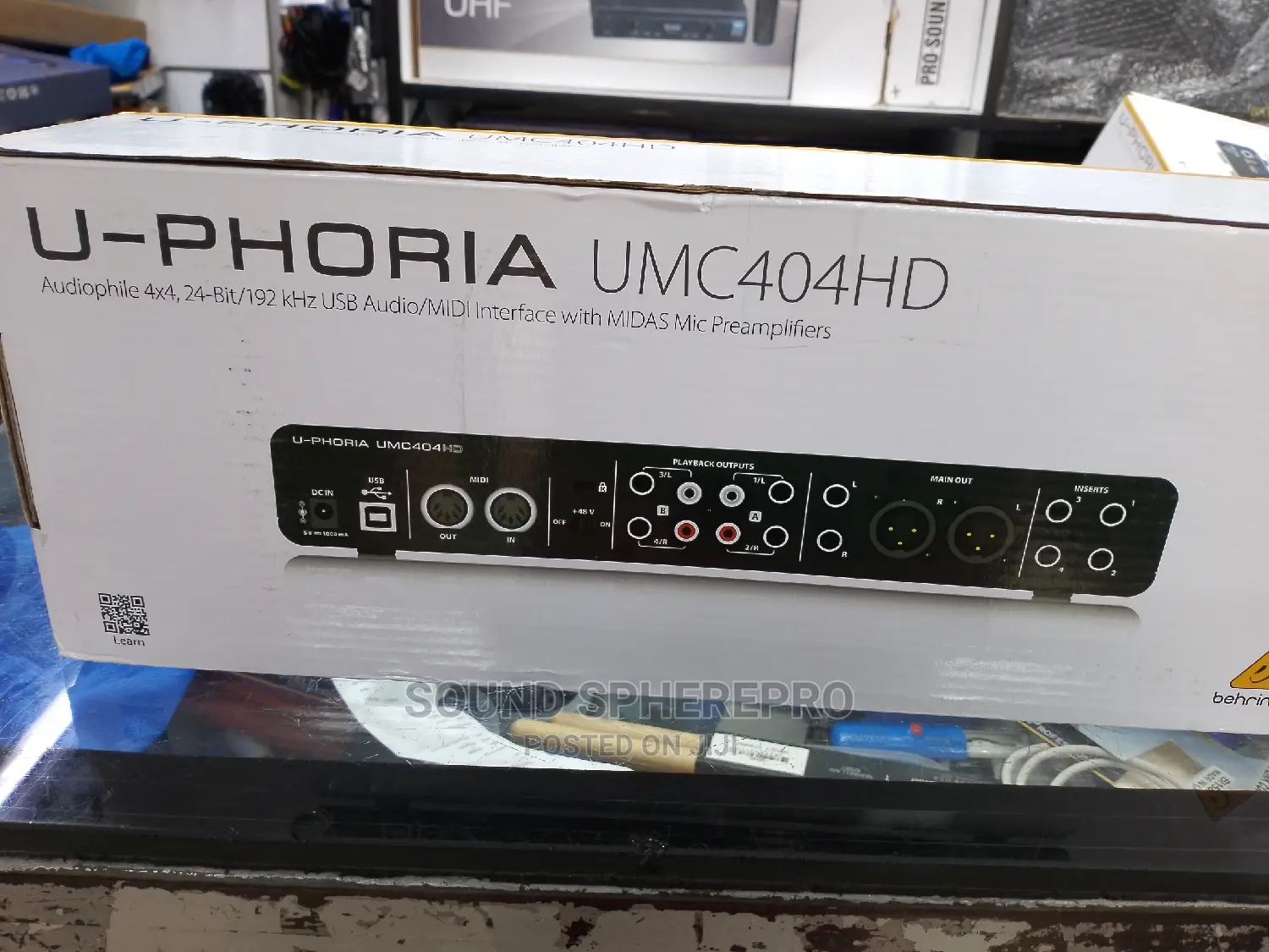 Behringer U-Phoria UMC404 Soundcard