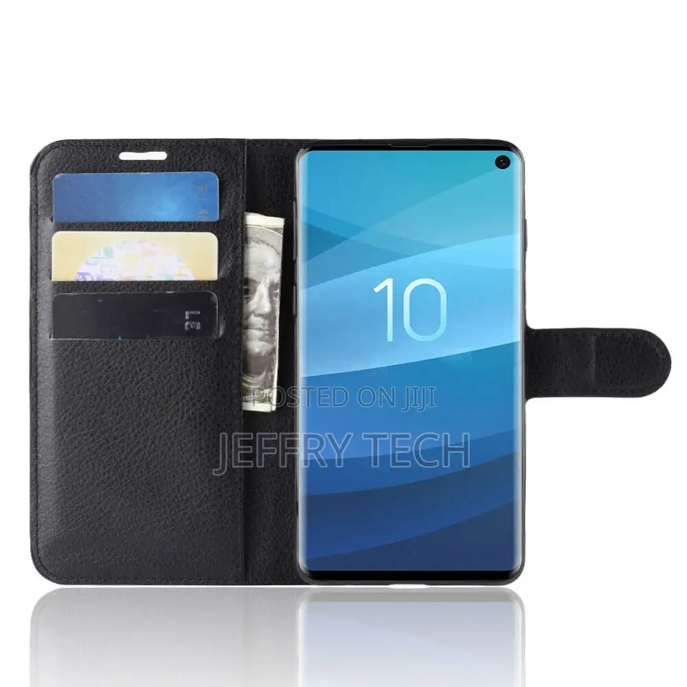 Leather Wallet Flip Book Stand Case Cover SAMSUNG GALAXY S10