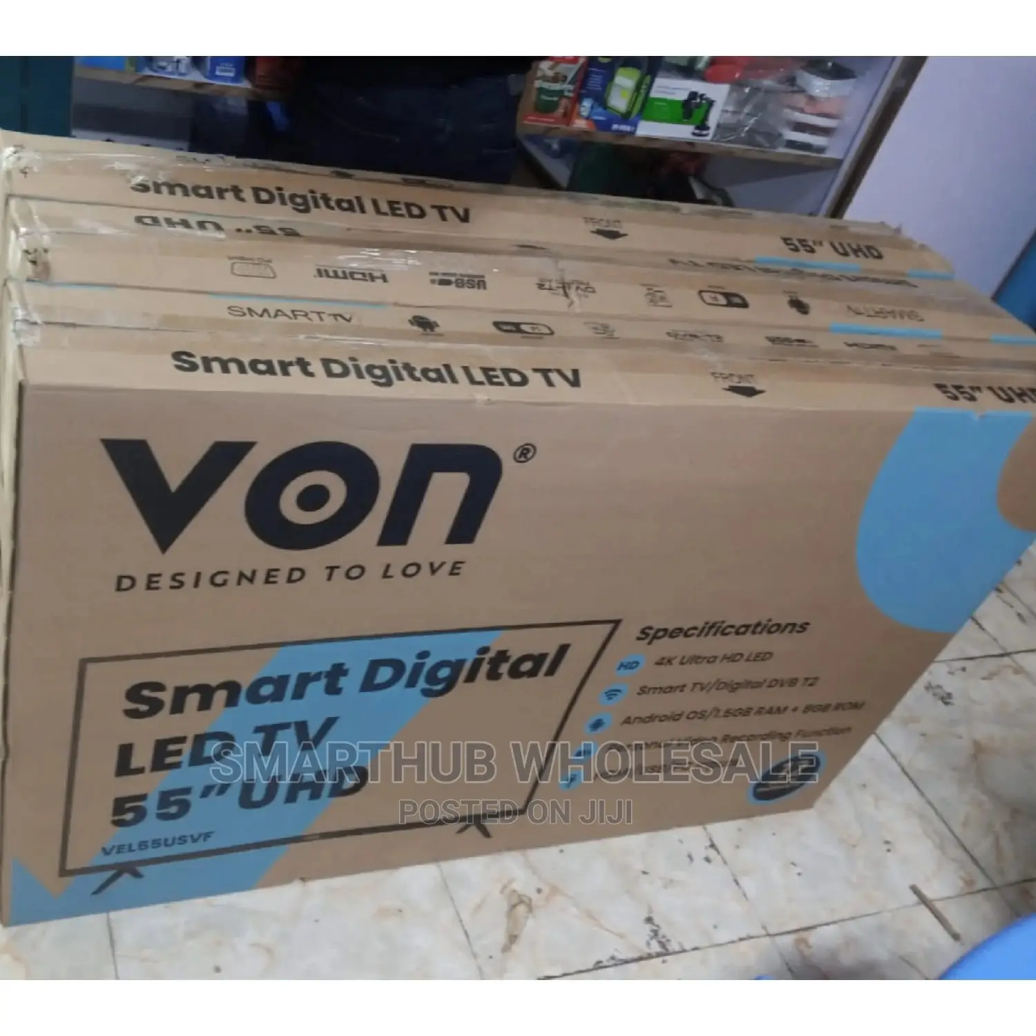 Smart Digital Von Tv 55inch