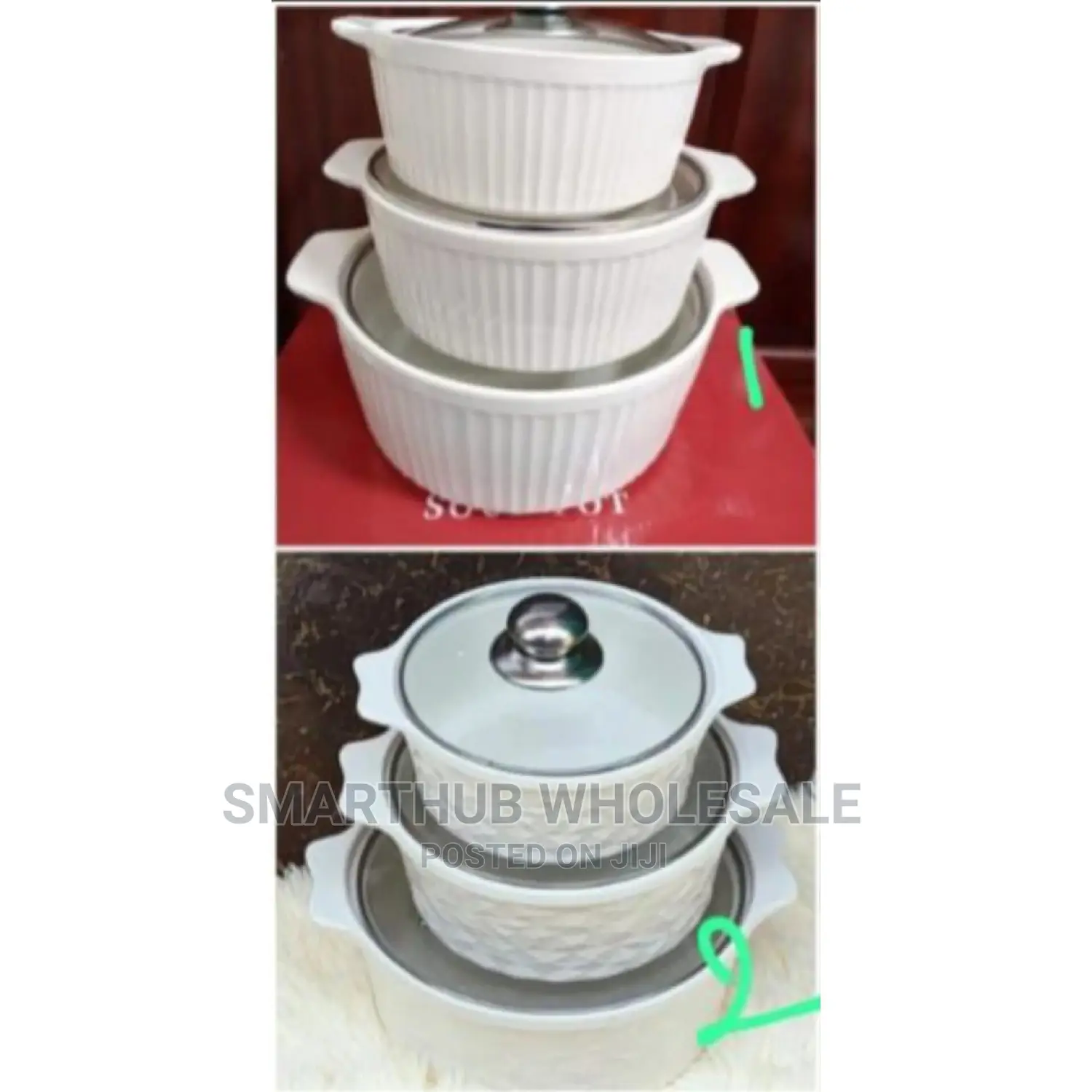 3pcs Ceramic Dishes Available