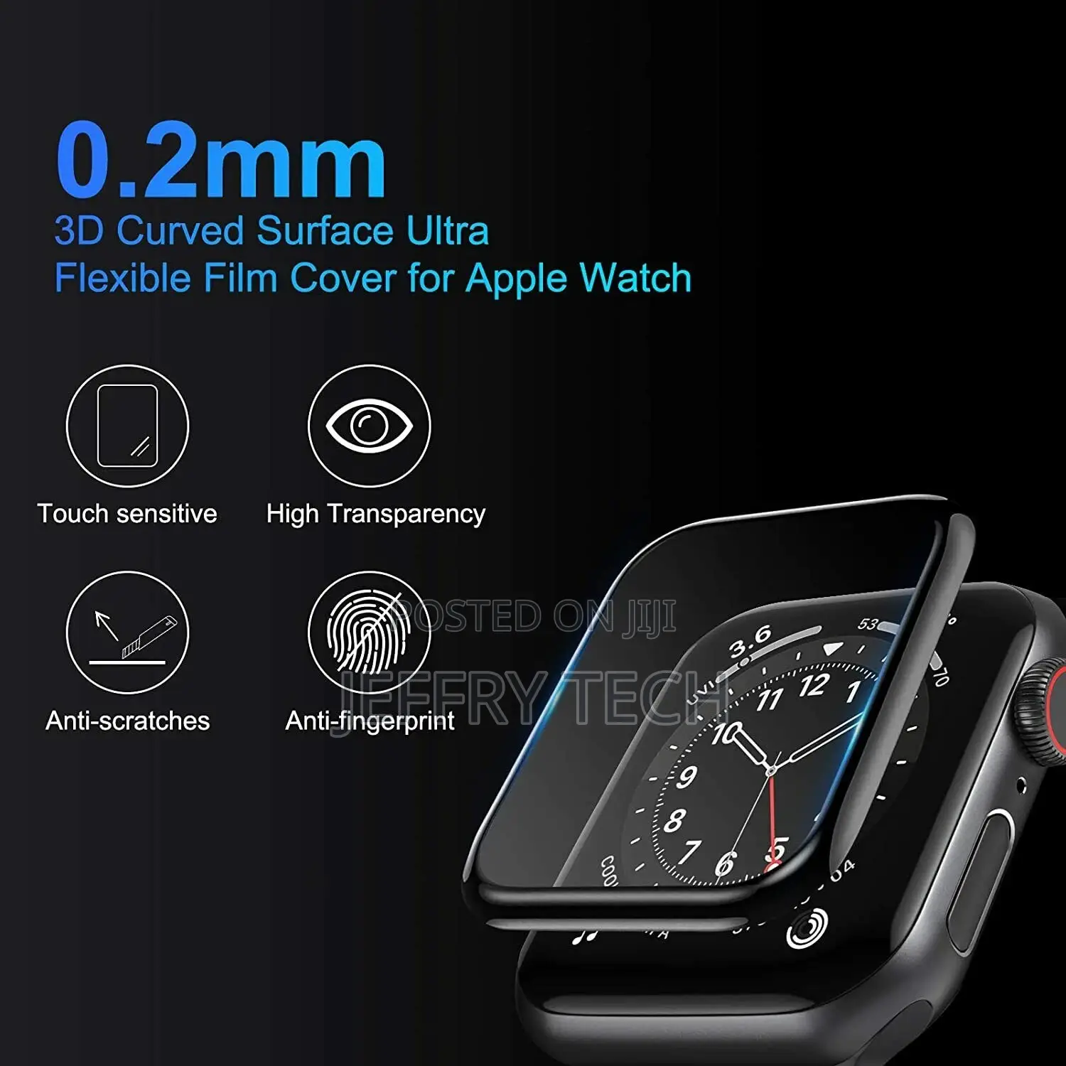 Screen Protector for Apple Watch 7 6 5 4 3 2 1 SE 38/40/41/