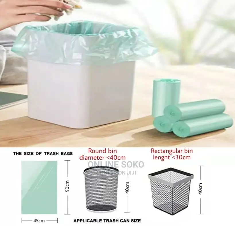 Home Kitchen Office Bin Waste Garbage Trash Bags – 40 X 50cm
