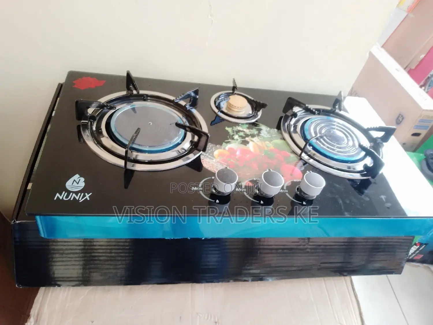 Infrared 3 Burner Nunix Gas Stove