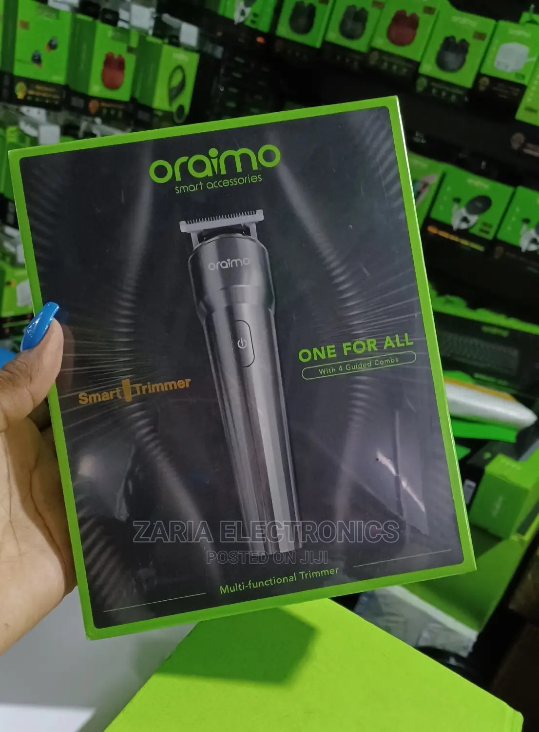 Oraimo Shavers, Reachargerble Smart Trimmer With 4 Combs