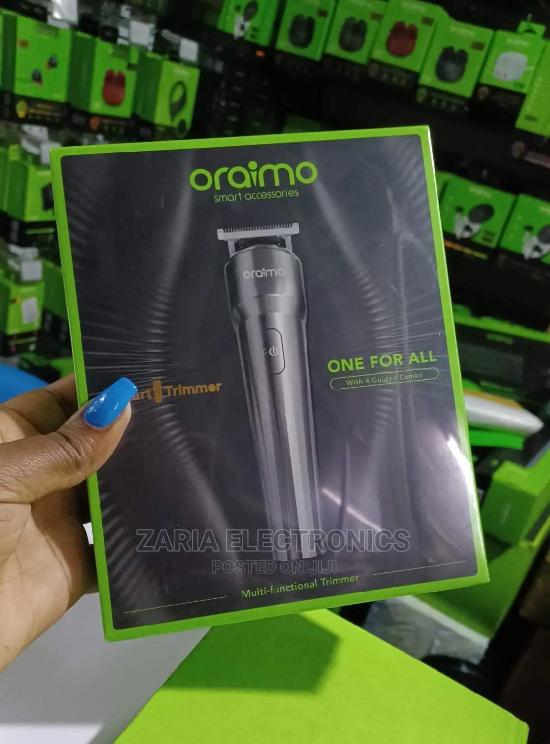 Oraimo Shavers, Reachargerble Smart Trimmer With 4 Combs