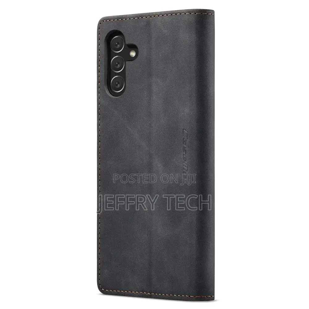 Samsung Galaxy A24 4G Flip Vintage Case - Black