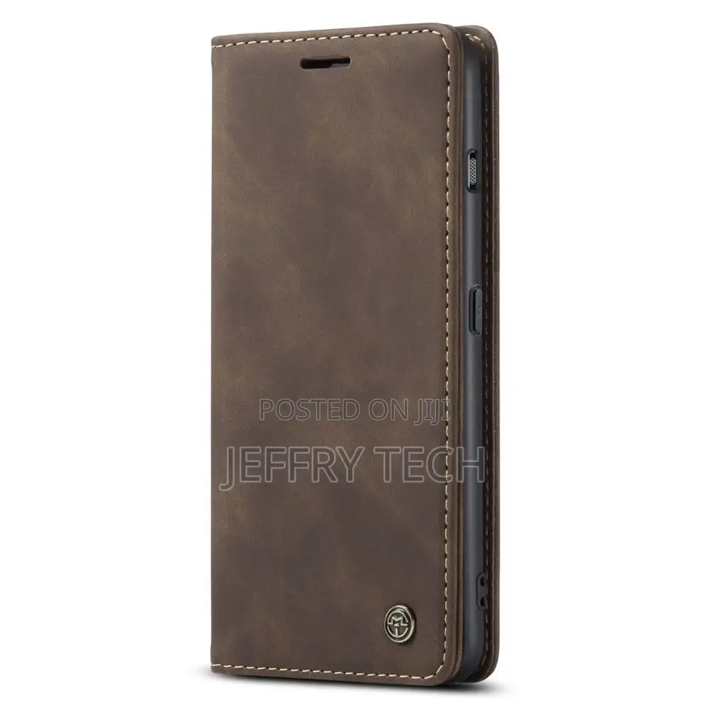 Samsung Galaxy A24 4G Flip Vintage Case - Coffee