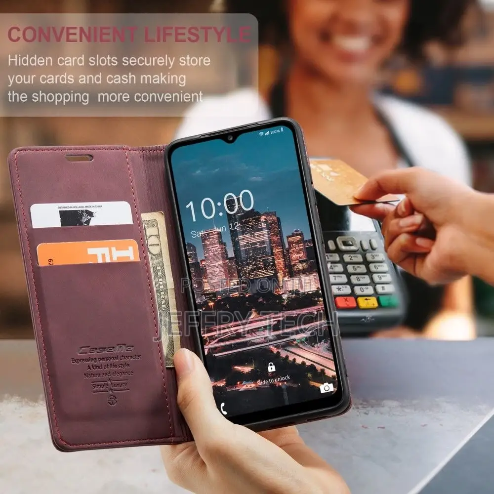 Samsung Galaxy A24 4G Vintage Case - Wine Red
