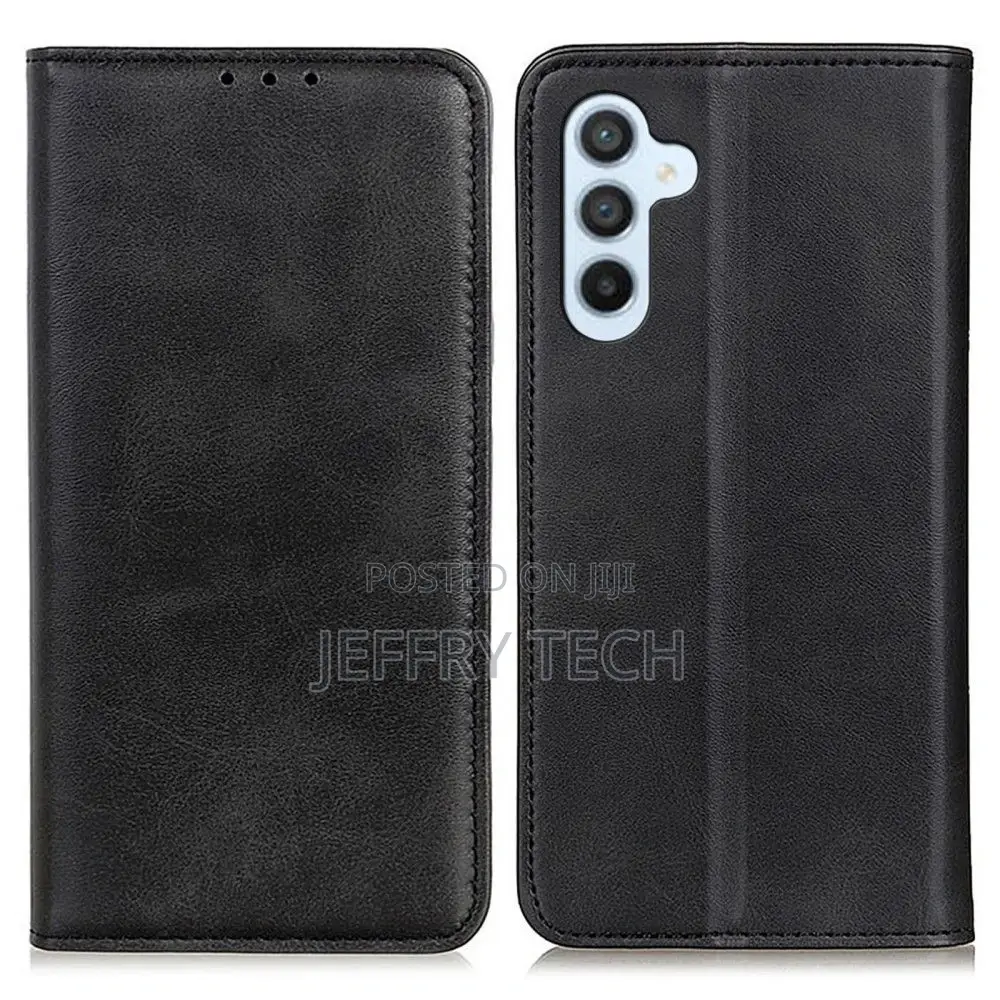 Leather Flipcase for Samsung Galaxy A24 4G - Black