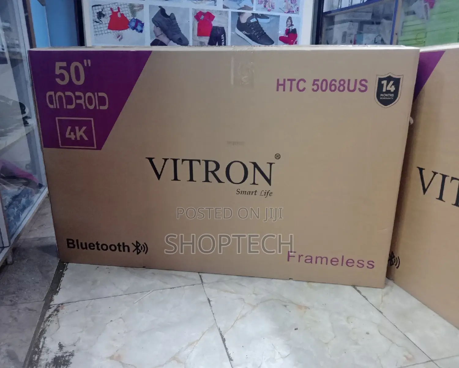 Tv Vitron 50" Inch Smart Android Tv,Frameless