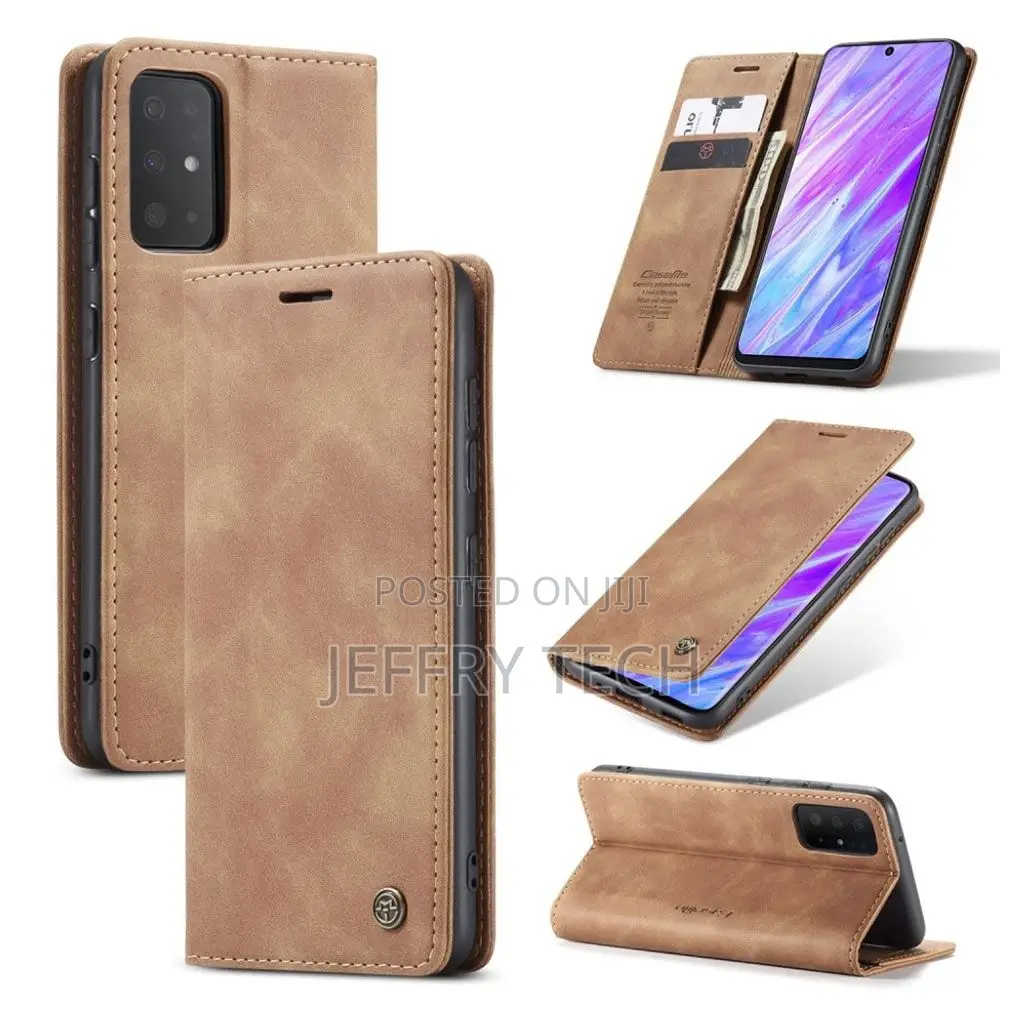 Samsung Galaxy S20 Vintage Flip Case - Light Brown