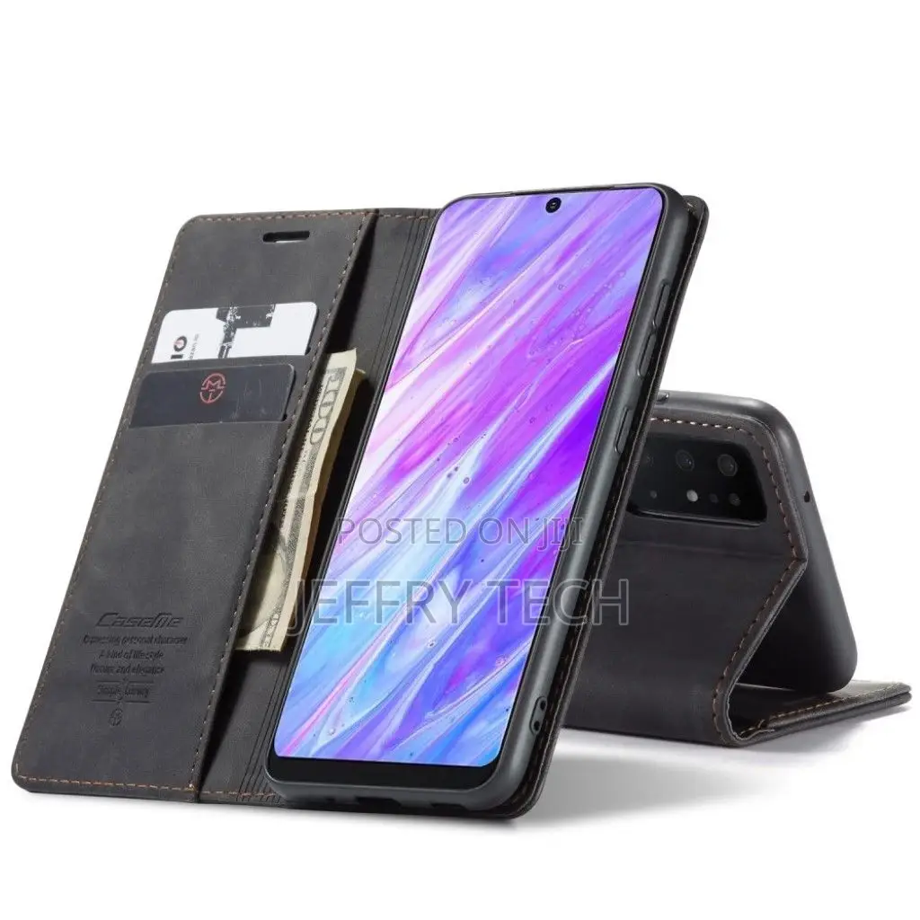 Samsung Galaxy S20 Vintage Flip Case - Black