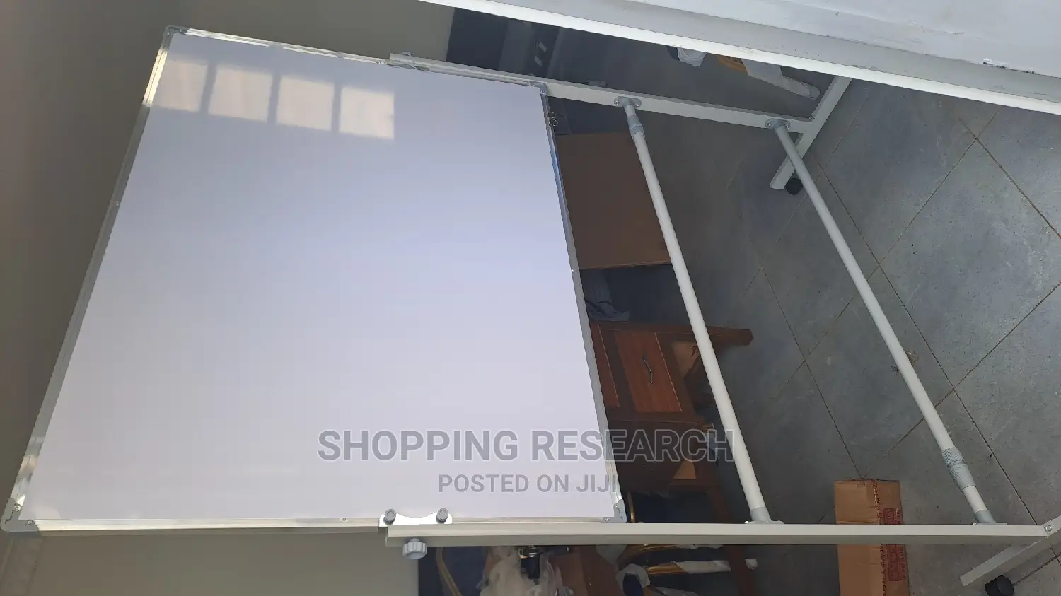 Whiteboard Double-sided Rotational 4x3fts With Wheels