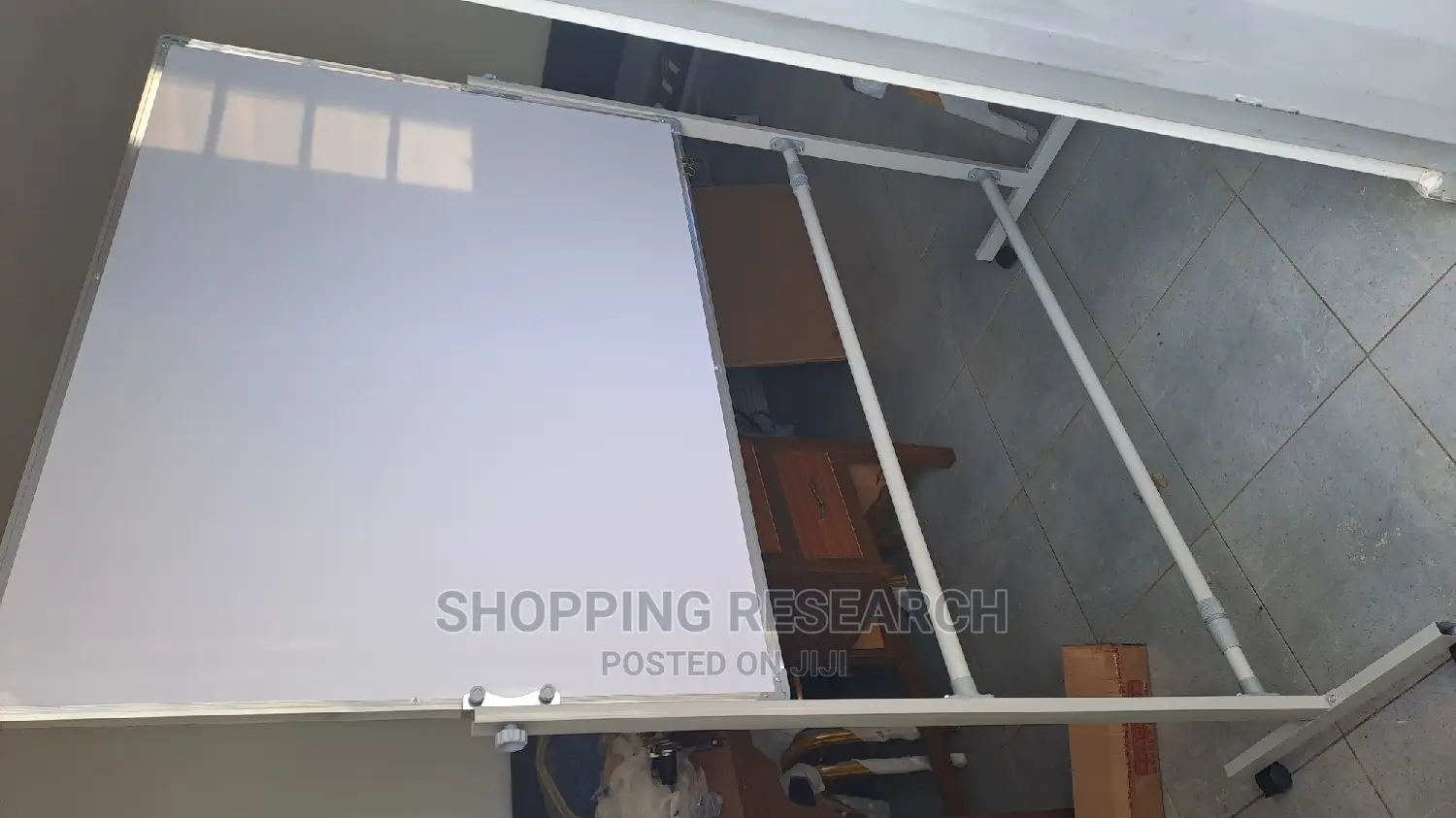 Whiteboard Double-sided Rotational 4x3fts With Wheels