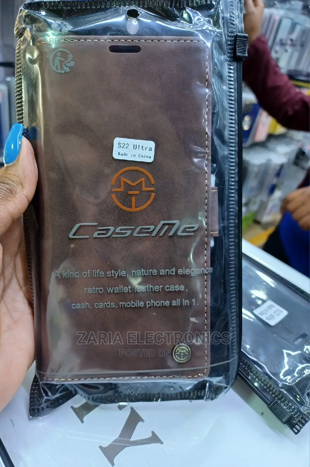 Samsung S22 Ultra Flip Leather Case