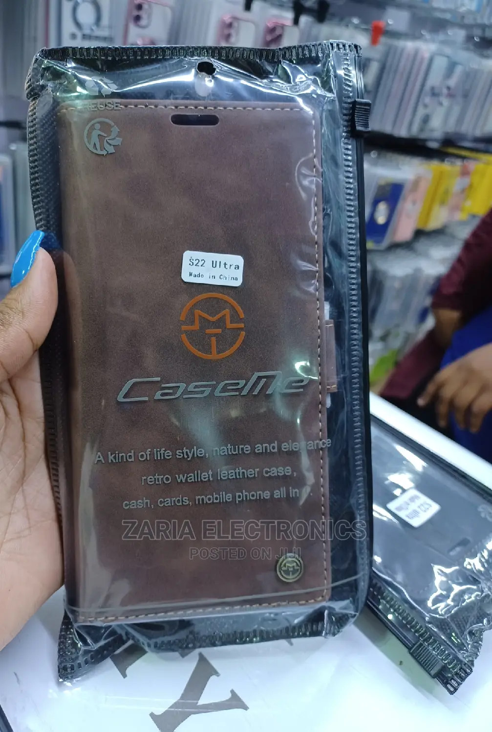 Samsung S22 Ultra Flip Leather Case