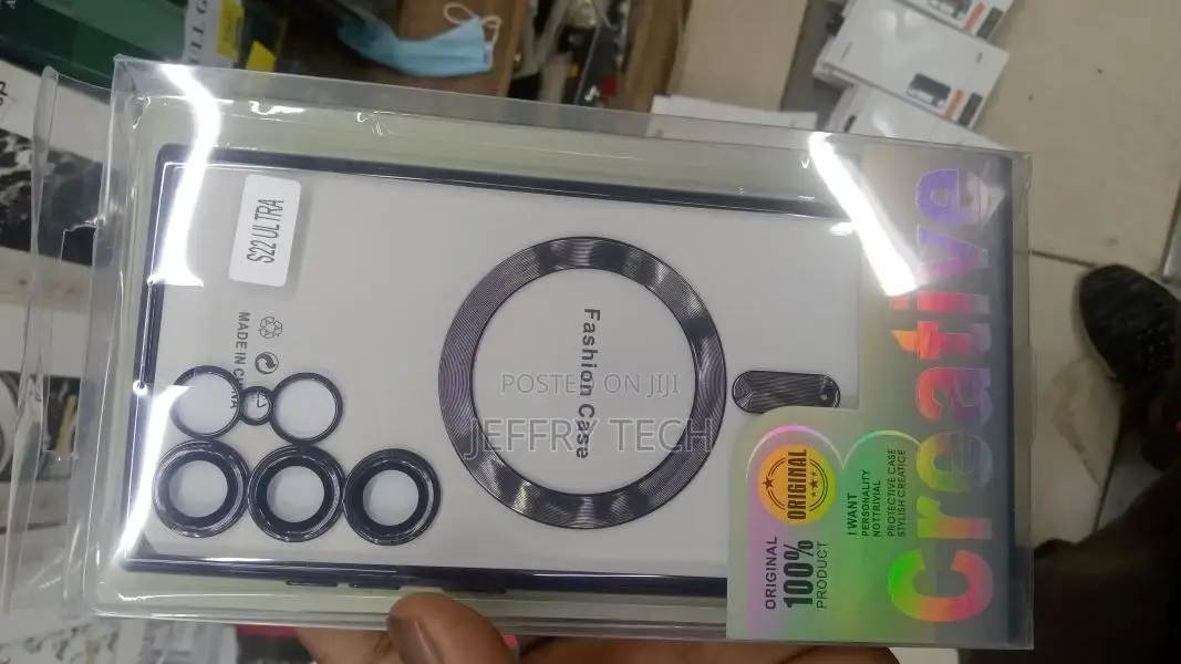 Magnetic Clear Case for Samsung Galaxy S22 Ultra 5G With Cam