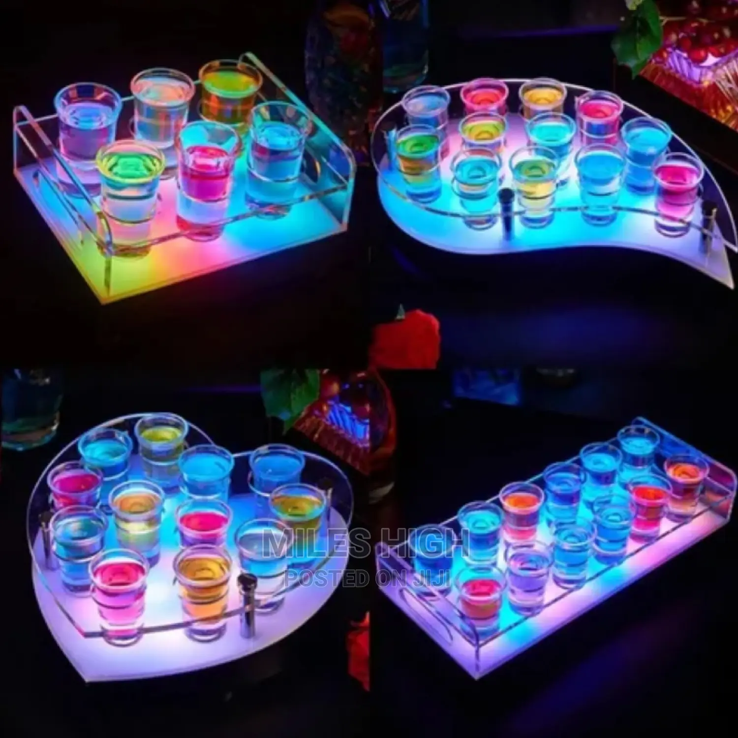 LED Shot Glass Display