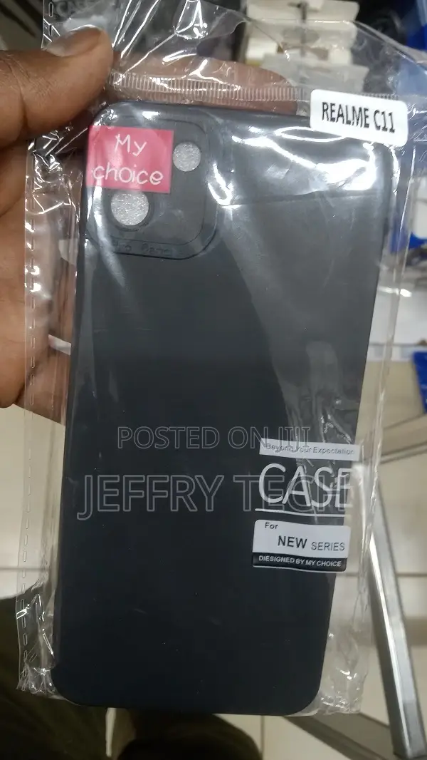 Silicone Back Cover for Realme C11 (2021) - Black