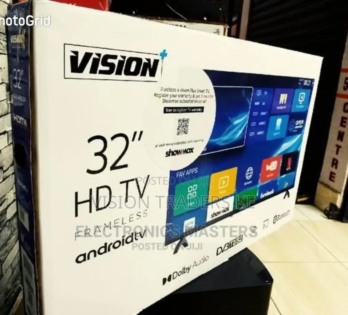 Vision Plus 32 Inches Smart Tv Android Frameless Tv