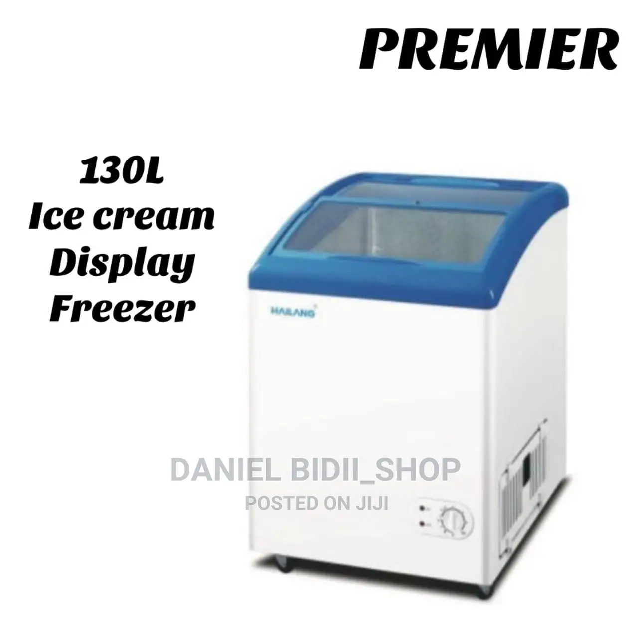 Premier 130 Litres Ice Cream Display Freezer
