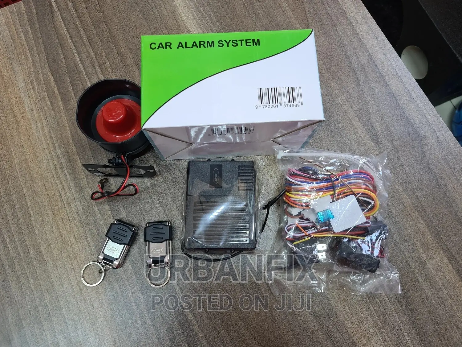 Vehicle Alarm Security System With Car Finder