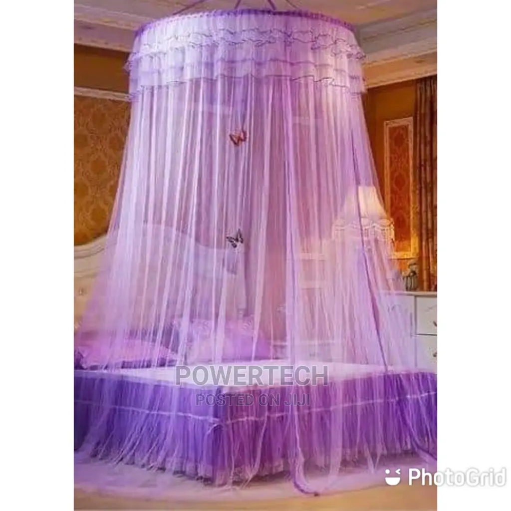 Round Top Mosquito Net - Purple