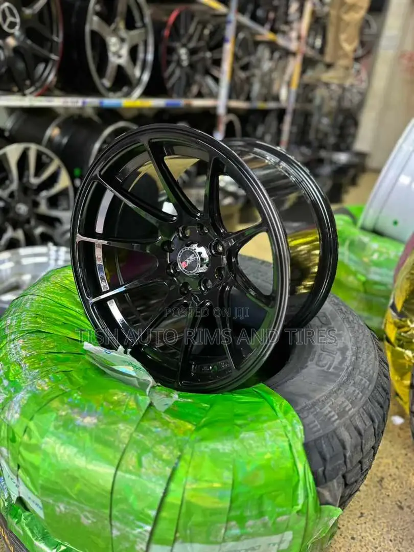 Black Toyota Offset Rims Size 15 Inch